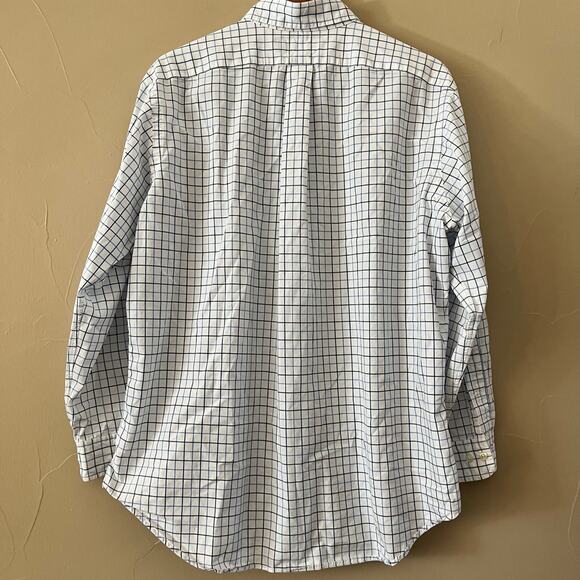 Ralph Lauren Men’s White Grid Classic Fit Dress Shirt: 16 1/2 | 32/33 - Picture 3 of 5